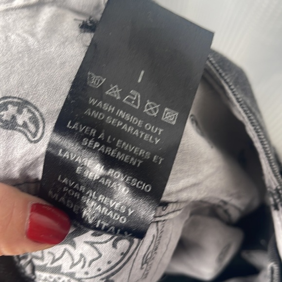 Raf Simons Archive Redux Wide Leg Jeans Black Wash Oversized Italy Sz 36 - Picture 12 of 15